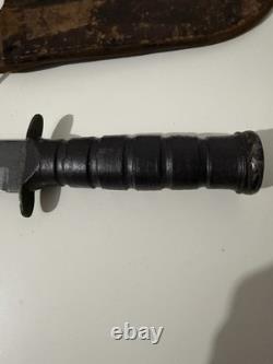 Couteau de combat US Military 1219 MK2 UTICA avec fourreau, lame en acier inoxydable de 7 pouces