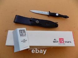 Couteau de combat Vintage Al Mar Shadow 1 Dagger Seki Japan 6101