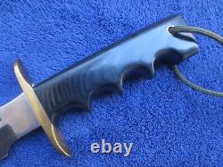 Couteau de combat Vintage Randall Model 16-7 Special Fighter Dagger et son fourreau