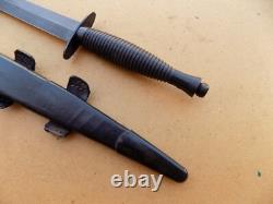 Couteau de combat à la lame Fairbairn Sykes de William Rodgers vintage Sheffield Angleterre