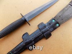 Couteau de combat à la lame Fairbairn Sykes de William Rodgers vintage Sheffield Angleterre