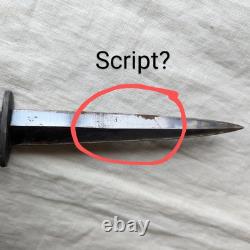 Couteau de combat à poignard authentique du 20ème siècle de Solingen, Allemagne 6