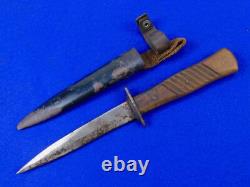 Couteau de combat allemand de la Première et de la Seconde Guerre mondiale, dague de combat avec fourreau
