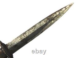 Couteau de combat allemand de la Première et de la Seconde Guerre mondiale, dague de combat avec fourreau