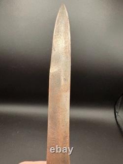 Couteau de combat américain M3 de la Seconde Guerre mondiale, Utica Cutlery Co, dague de combat originale, sans fourreau