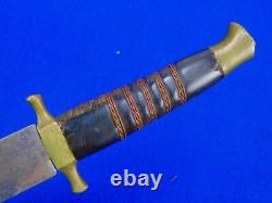 Couteau de combat américain de la Seconde Guerre mondiale pour le Moyen-Orient avec fourreau