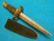Couteau De Combat Art De Tranch&eacute;e Vintage Allemagne Dague Stiletto Bowie Ec