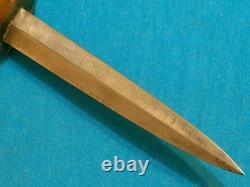 Couteau de combat art de tranchée vintage Allemagne Dague Stiletto Bowie Ec