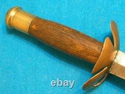 Couteau de combat art de tranchée vintage Allemagne Dague Stiletto Bowie Ec
