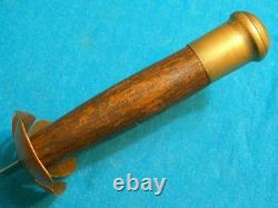 Couteau de combat art de tranchée vintage Allemagne Dague Stiletto Bowie Ec