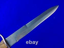 Couteau de combat avec poignée gravée RARE Italien Italie WW2 WWII et son fourreau