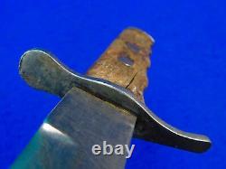 Couteau de combat avec poignée gravée RARE Italien Italie WW2 WWII et son fourreau