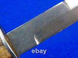 Couteau de combat avec poignée gravée RARE Italien Italie WW2 WWII et son fourreau