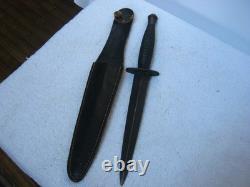 Couteau de combat britannique Fairbairn Sykes de la Seconde Guerre mondiale Sheffield Angleterre avec étui