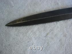 Couteau de combat britannique Fairbairn Sykes de la Seconde Guerre mondiale Sheffield Angleterre avec étui