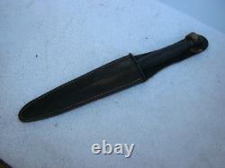 Couteau de combat britannique Fairbairn Sykes de la Seconde Guerre mondiale Sheffield Angleterre avec étui