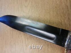 Couteau de combat commémoratif Camillus U.S.N. 1941-1991, dague légèrement corrodée