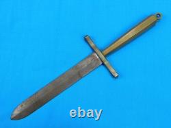 Couteau de combat daguerréotype sur mesure des États-Unis, antique du 19ème siècle