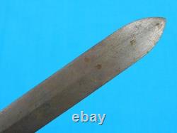 Couteau de combat daguerréotype sur mesure des États-Unis, antique du 19ème siècle