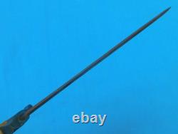 Couteau de combat daguerréotype sur mesure des États-Unis, antique du 19ème siècle