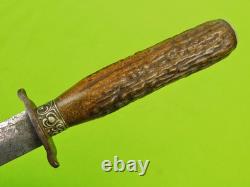 Couteau de combat dagues antique de la guerre civile américaine du 19e siècle