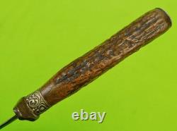 Couteau de combat dagues antique de la guerre civile américaine du 19e siècle