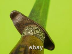 Couteau de combat dagues antique de la guerre civile américaine du 19e siècle