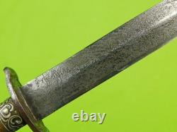 Couteau de combat dagues antique de la guerre civile américaine du 19e siècle