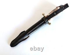 Couteau de combat de botte à double tranchant LINDER allemand en corne de cerf état neuf