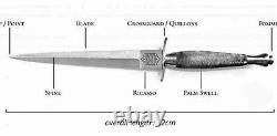 Couteau de combat de commando Fairbairn Sykes de l'armée britannique en 2 pièces, 1er modèle de poignard de botte