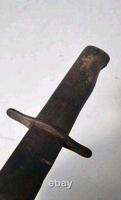 Couteau de combat de la Luftwaffe allemande de la Seconde Guerre mondiale, poignard de botte nécessitant une restauration