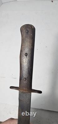 Couteau de combat de la Luftwaffe allemande de la Seconde Guerre mondiale, poignard de botte nécessitant une restauration