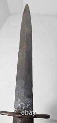 Couteau de combat de la Luftwaffe allemande de la Seconde Guerre mondiale, poignard de botte nécessitant une restauration