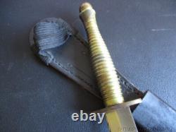 Couteau de combat de style dague Fairbairn Sykes britannique vintage BABY 9 avec fourreau