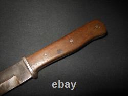 Couteau de combat de tranchée / Dague Nahkampfmesser de la Wehrmacht allemande de la Seconde Guerre mondiale NICE