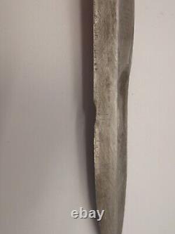 Couteau de combat de tranchée vintage de la Seconde Guerre mondiale des commandos américains avec étui