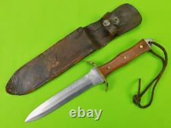 Couteau de combat en dagues fait main sur mesure vintage US de la Seconde Guerre mondiale avec étui