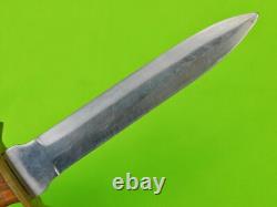 Couteau de combat en dagues fait main sur mesure vintage US de la Seconde Guerre mondiale avec étui