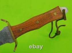 Couteau de combat en dagues fait main sur mesure vintage US de la Seconde Guerre mondiale avec étui