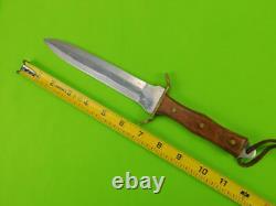 Couteau de combat en dagues fait main sur mesure vintage US de la Seconde Guerre mondiale avec étui