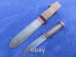 Couteau de combat original Ww2 Usn Mk1 Rh35 Dagger et étui Usn Nord fabriqué par Pal