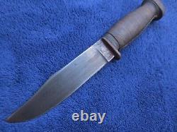 Couteau de combat original Ww2 Usn Mk1 Rh35 Dagger et étui Usn Nord fabriqué par Pal