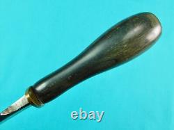 Couteau de combat poignard antique britannique Wm Gregory Sons & Co Howard St. Sheffield