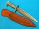 Couteau De Combat Poignard Stiletto Bowie Tête D'aigle Vintage Pypsa Mexique