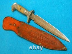 Couteau de combat poignard stiletto Bowie tête d'aigle Vintage Pypsa Mexique