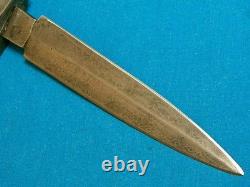 Couteau de combat poignard stiletto Bowie tête d'aigle Vintage Pypsa Mexique