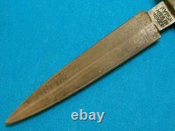 Couteau de combat poignard stiletto Bowie tête d'aigle Vintage Pypsa Mexique