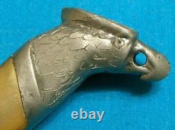Couteau de combat poignard stiletto Bowie tête d'aigle Vintage Pypsa Mexique