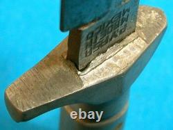 Couteau de combat poignard stiletto Bowie tête d'aigle Vintage Pypsa Mexique