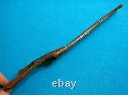 Couteau de combat poignard stiletto Bowie tête d'aigle Vintage Pypsa Mexique